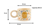 Cute Porcelain Mug Thank You Floral