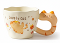 Porcelain Mug – Lovely Cat Eating Snacks Edition | ماج بورسيلين – قطة لطيفة تأكل وجبات خفيفة