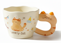 Porcelain Mug – Lovely Cat Birthday Hat Edition | ماج بورسيلين – قطة لطيفة بقبعة عيد ميلاد