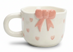Cute Porcelain Mug 3D Pink Bow