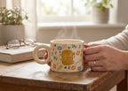 Cute Porcelain Mug Thank You Floral