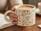 Cute Porcelain Mug Thank You Cream