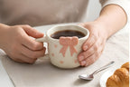 Cute Porcelain Mug 3D Pink Bow