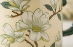 Cute Porcelain Mug Magnolia Floral Cream