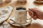 Cute Porcelain Mug Colorful Bows