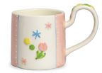 Cute Porcelain Mug 3D Flowers Pink