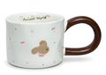 Cute Porcelain Mug Puppy Pink Bow