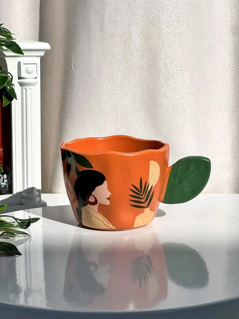 مج بنوته كيوت برتقالي 